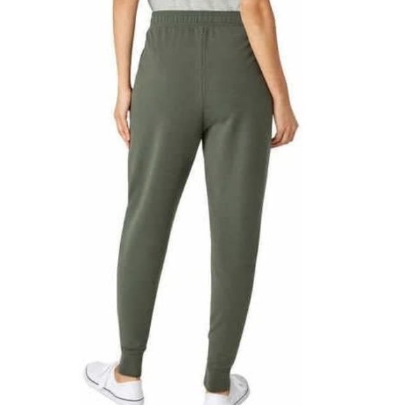 NWT Eddie Bauer Women's Fleece Lounge Jogger 2 Pack Clover/Black Size L $60 H370 - Picture 3 of 7